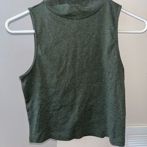 Dark green crop top